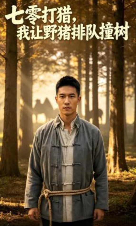 七零打猎，我让野猪排队撞树(全集)